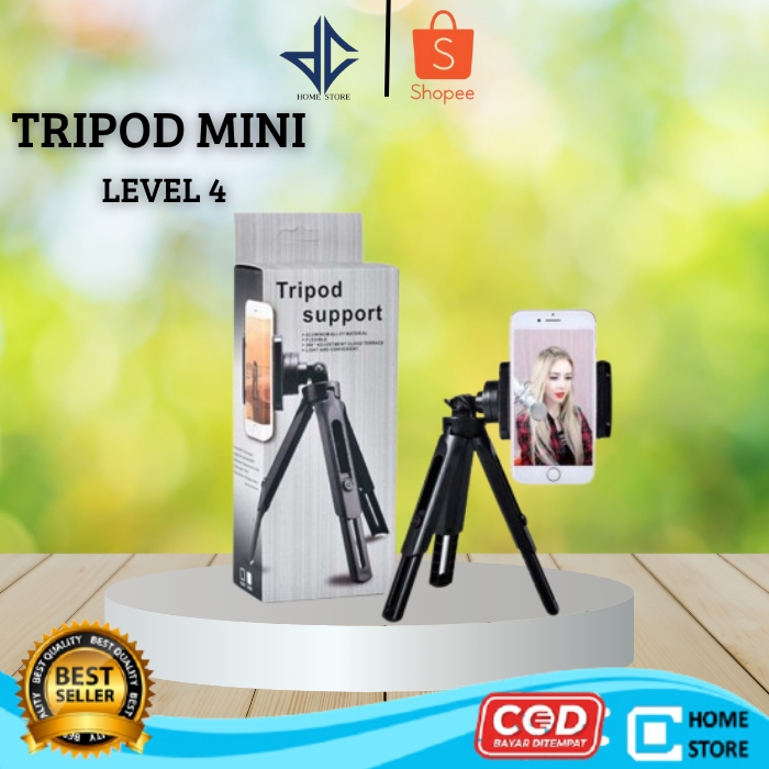 TRIPOD SUPPORT MINI LEVEL 4 - TRIPOD MINI EP5 สําหรับกล้อง HP RING LIGHT