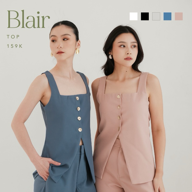 Blair Top -- Ocha Wear x With Ovisa x Wear Micha | เสื้อตัวในผู้หญิง | เสื้อสายเดี่ยว | มีสไตล์