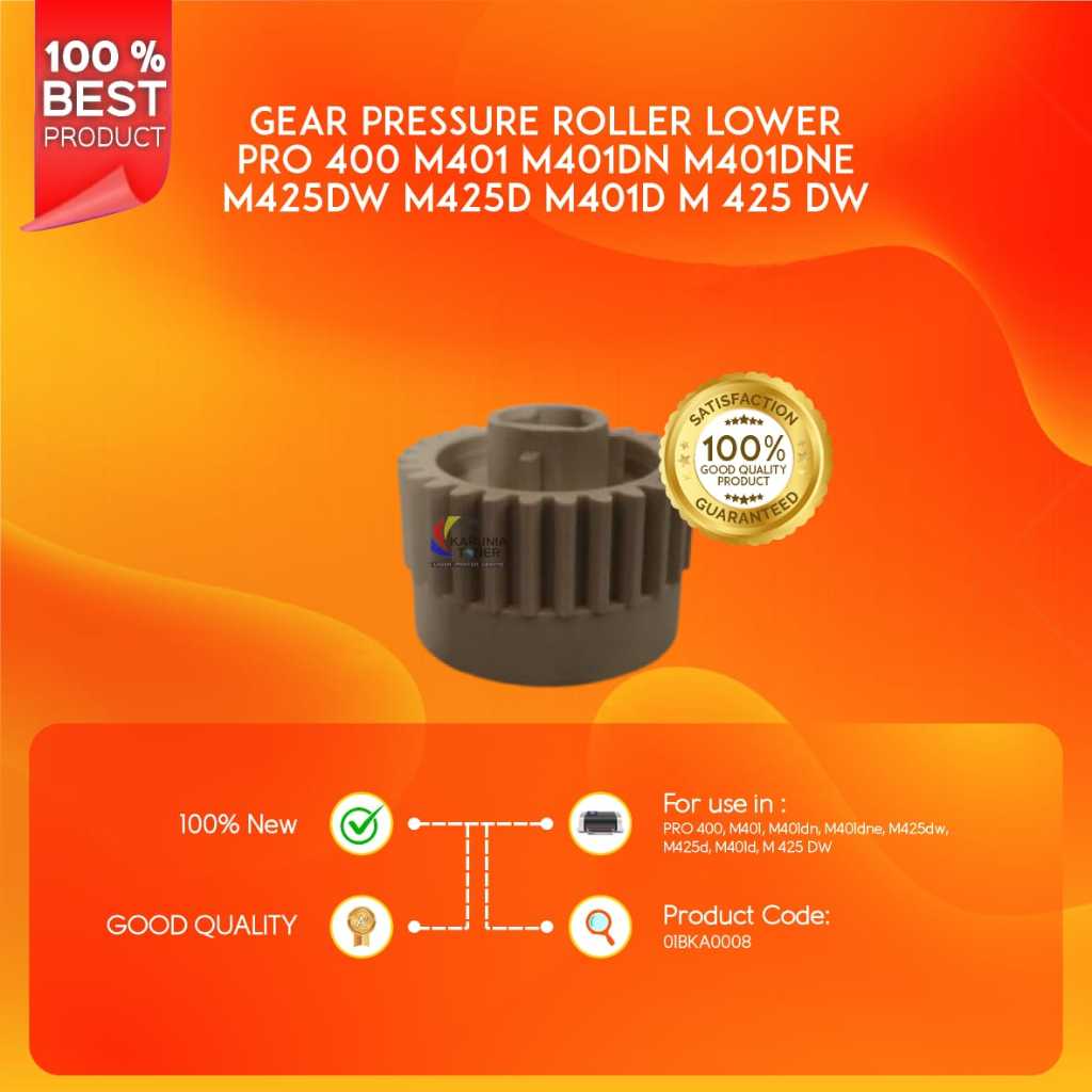 เกียร์ความดันลูกกลิ้ง LOWER PRO 400 M401 M401dn M401dne M425dw M425d M401d M 425 DW