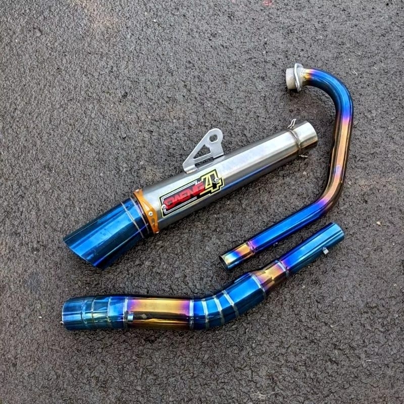 Bluegold เปิดท่อข้อศอกใหญ่กระป๋องสีแดง sai4 สําหรับ sniper135/150 raider 150 fi/carb tmx 125/150/175 skygo 125/150/175 Rusi tc 125/150/175 RS150 Dl150 motop osh 125/150/125/150/125/150/155 pinj Euro150 vperman Sonic 150 exciter 150 spark 135 X1-R
