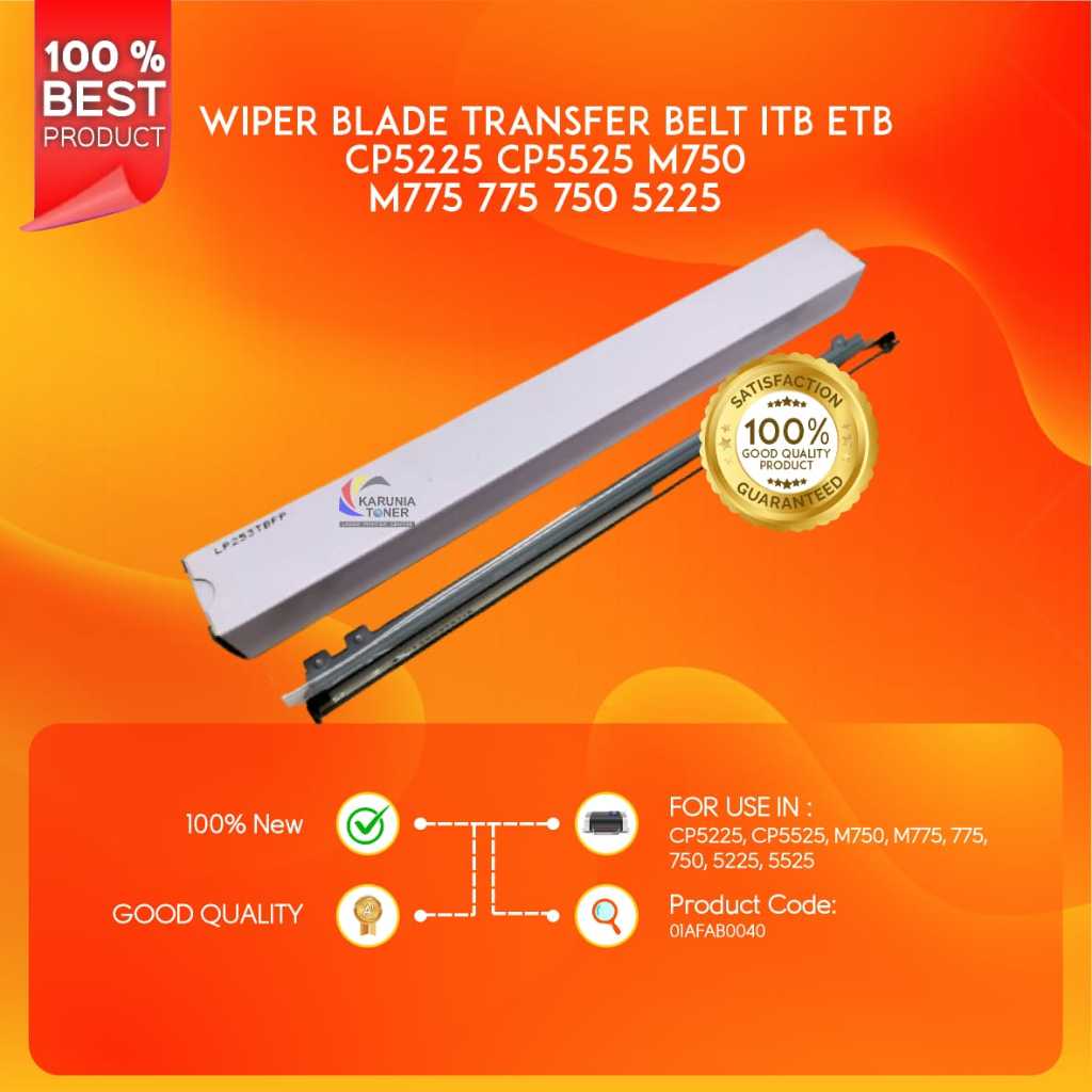 WIPER BLADE TRANSFER BELT ITB ETB CP5225 CP5525 M750 M775 775 750 5225 5525