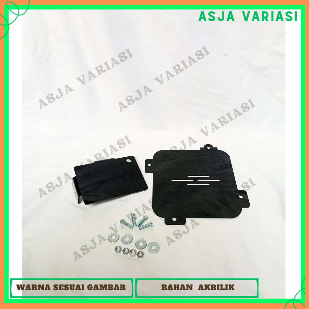 ฝาครอบ XMAX CVT ACRYLIC ฝาครอบ MOKE CVT สีดํา