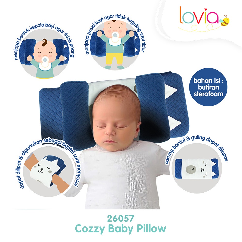 Kiddy Cozy Baby Pillow / หมอนข้างเด็ก / 26057