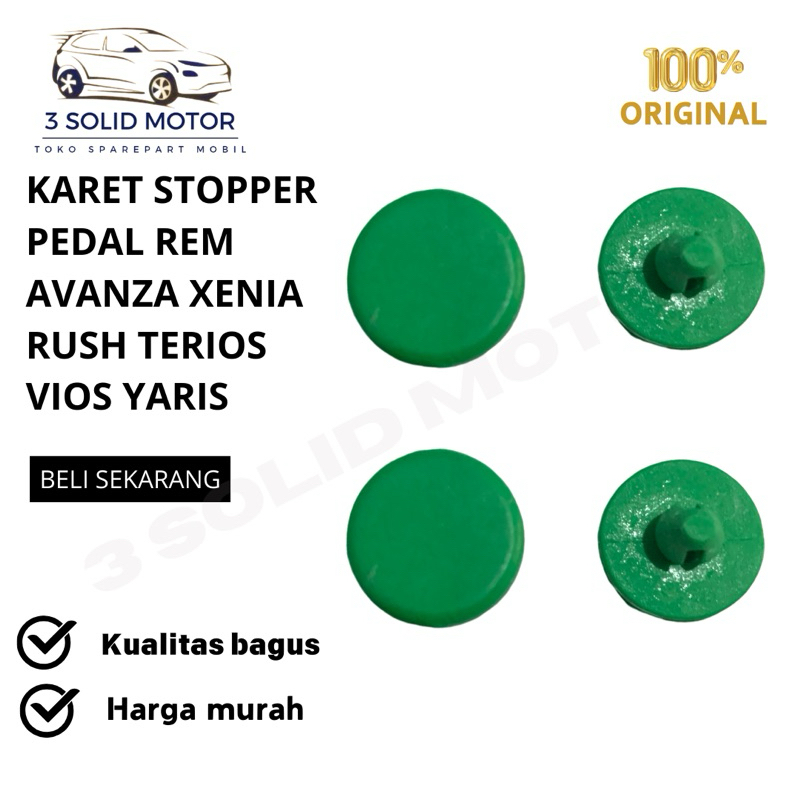 ORIGINAL AVANZA FENIA RUSH TERIOS VIOS YARIS BRAKE PEDAL STOPPER ยาง