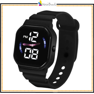 WBS Jam Tangan LED Digital Pria Wanita Rubber Electronic Fashion Couple Anak Remaja Premium RM062