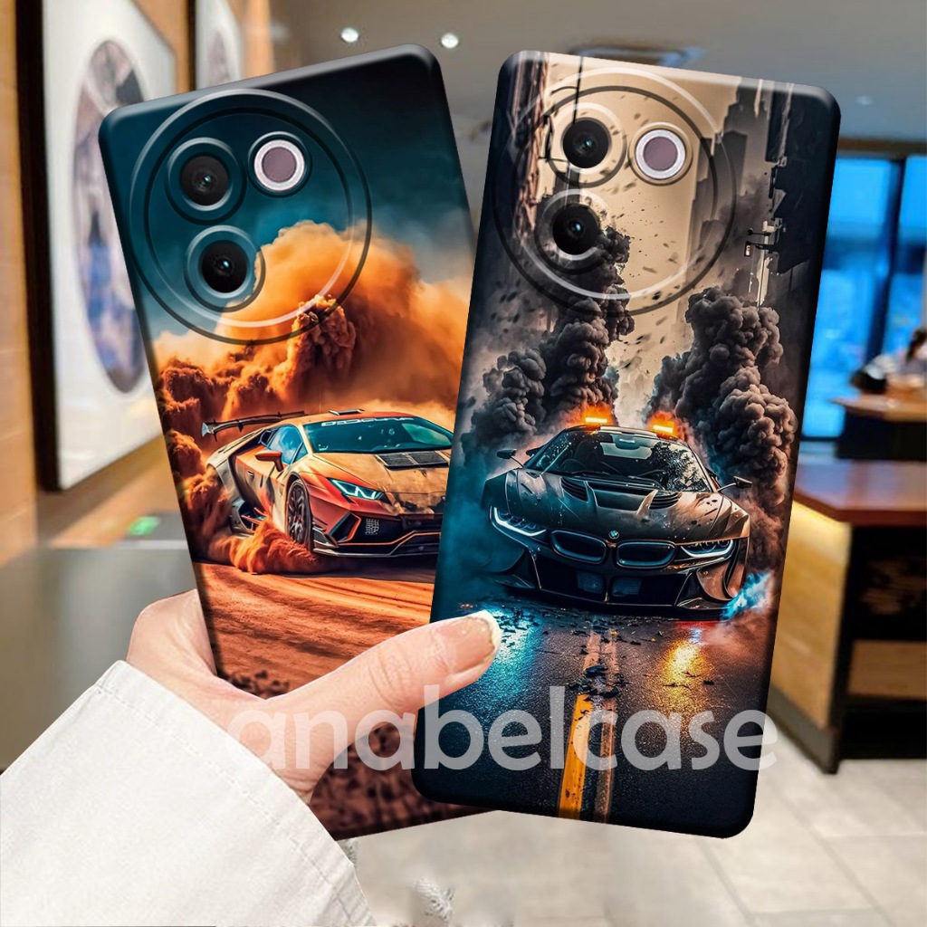 Softcase Vivo v30e / v30 / v30 pro / v25e / v25 / v25 pro / v27e / v27 / v29e / v29 - Aesthetic Car 