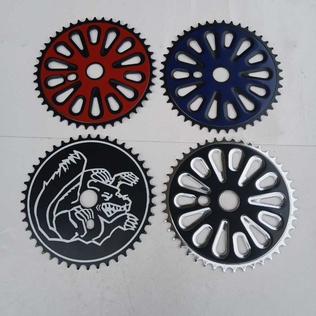 Crank middle Disc ของ bmx bike Opc Control 44T / 44 t Matahari / Disc bmx 44 สีดํา cp / เกียร์กลางตรงจักรยาน bmx 20 เกียร์ 44T