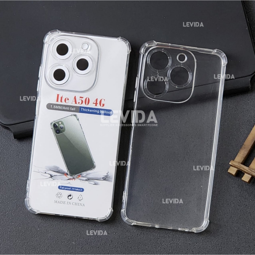 Itel A50 Itel S23 Soft Case ถุงลมนิรภัยเคสใส Itel A50 Itel S23 AB-01