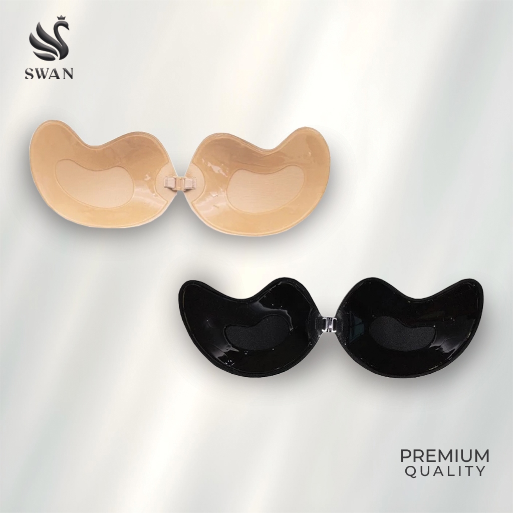SWAN Bra Pad Push Up Sponge Silicon Bra Wings