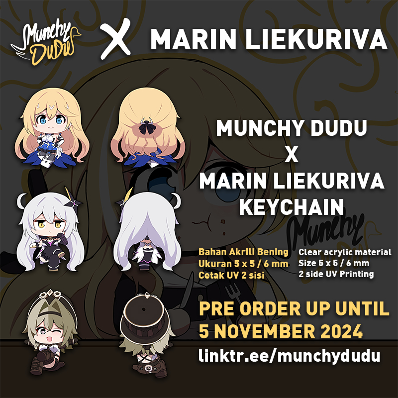 Munchy DUDU X MARIN LEKURIVA KEYCHAIN