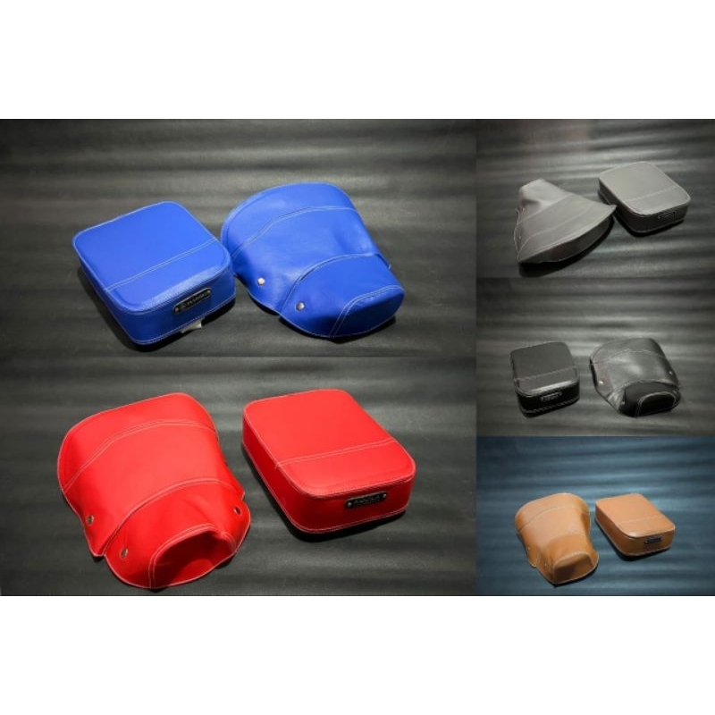 Merah HITAM ปกหนัง ฝาครอบ ฝาครอบโฟม เบาะแยกเวสป้า 2 ที่นั่ง พร้อมโฟมเวสป้า หน้าและหลัง รุ่น สีน้ําตาลดําแดง วัสดุหนังอย่างดี หน้า หลัง สําหรับด้านหน้า ฝาครอบเฉพาะหลัง ครบ พร้อมแผ่นโฟมและด้านล่าง