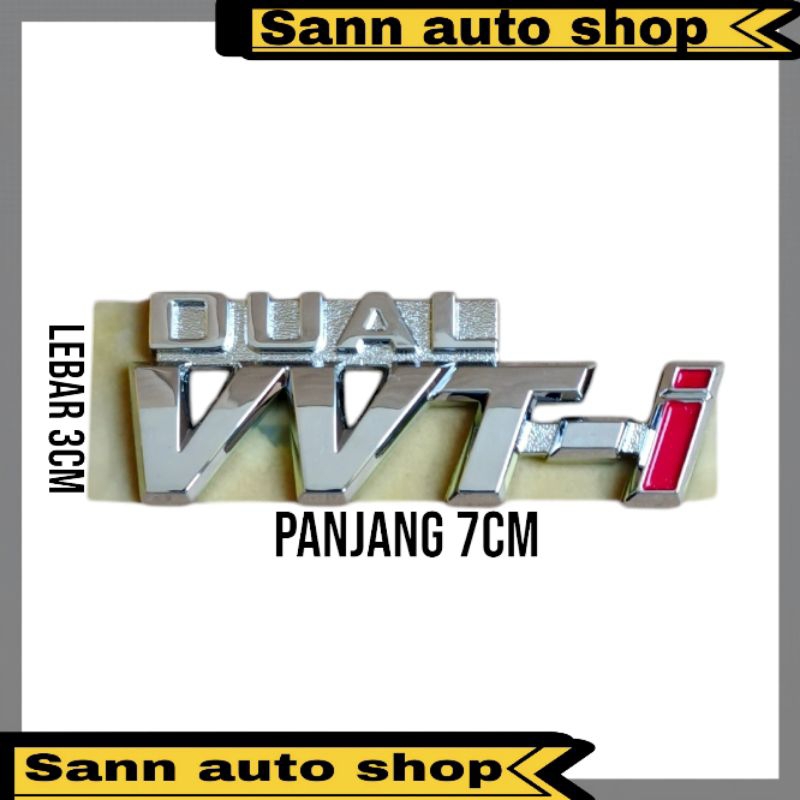 โลโก้สัญลักษณ์ Dual VVT-I ขนาดเล็กดั้งเดิม / โลโก้สัญลักษณ์ Dual VVT-I ดั้งเดิม