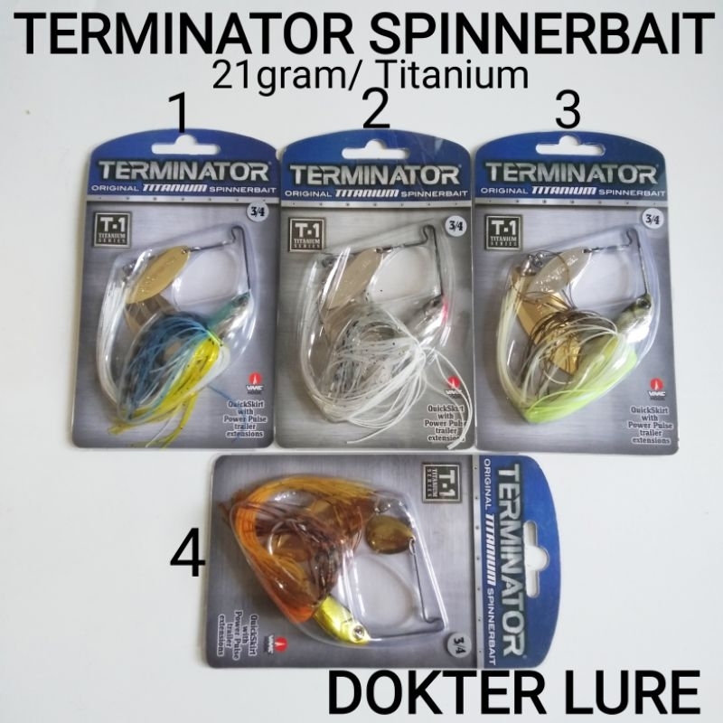 LURE SPINNERBAIT TITANIUM TERMINATOR 21 กรัม เหยื่อหล่อสําหรับ TOMAN SNAKEFISH