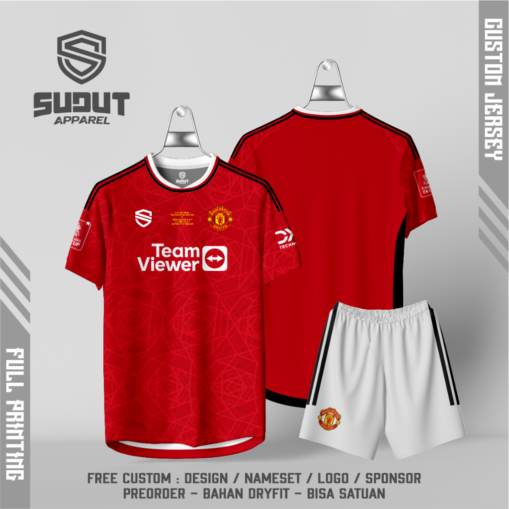 FANTASY M4N UN1T3D HOME 2023-2024 CUSTOM FOOTBALL JERSEY FULL PRINTING