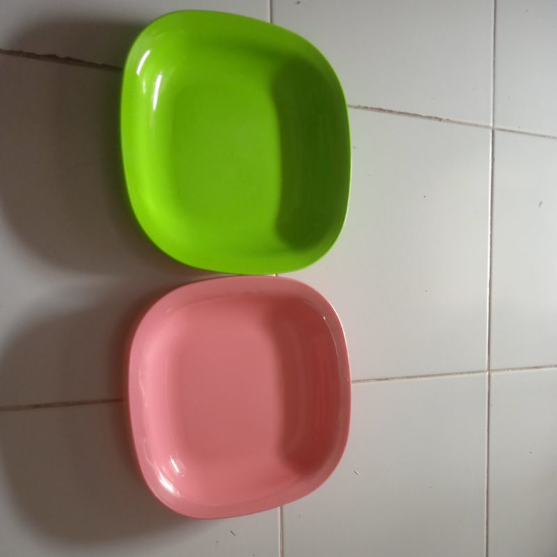 9" Harmonyous Square Plate / จานพลาสติกหนา / จานพลาสติกล่าสุด