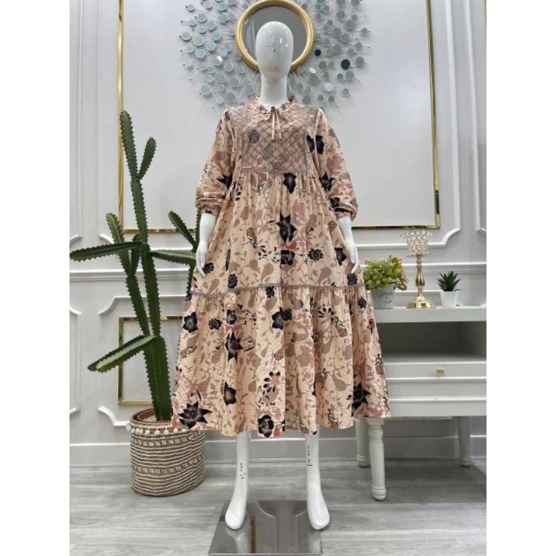 SALVINA YS.MIDI LACE TILE CRESPO/MIDI BUSUI LD 102-108 PB 130