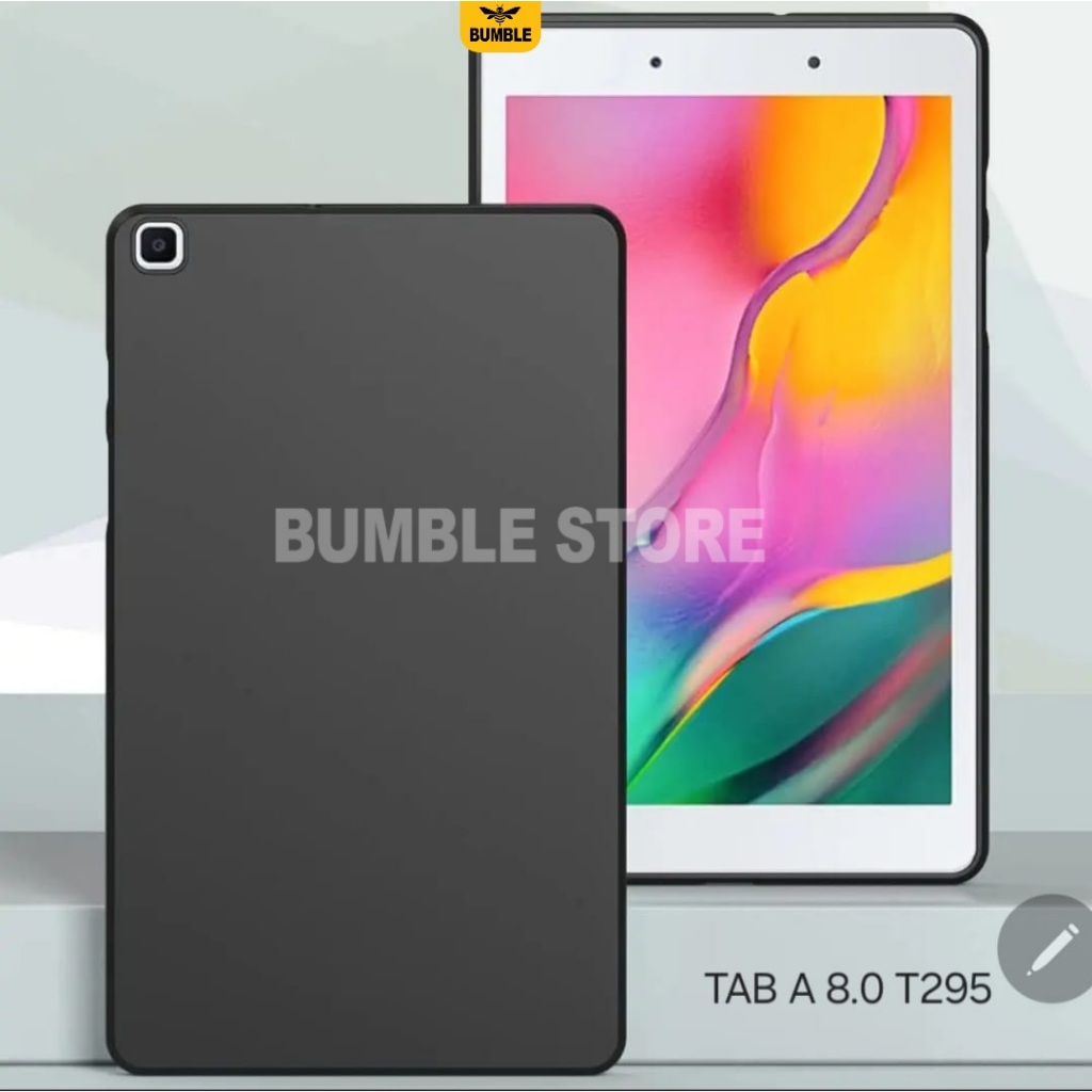 Jelly Case Samsung Tab A 8.0 T295 ปลอก Black Matte Premium Jelly Case สีดํา