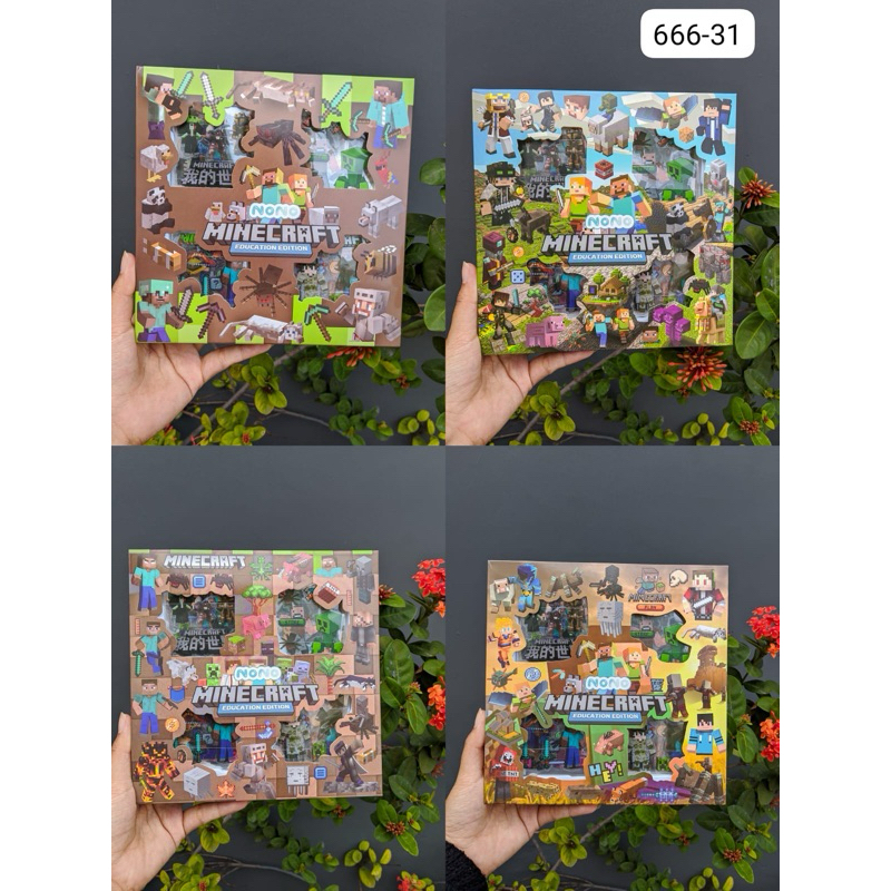 (KKM) NONO MINECRAFT EDUCATION EDITION สติกเกอร์ 2D Boys ตกแต่ง Journal Aesthetic / Journal Binder ส