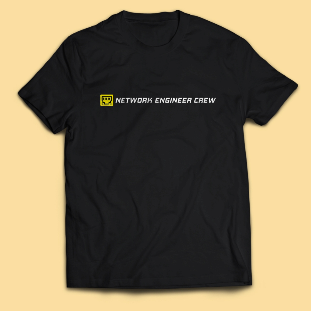 เสื้อยืด Men& 39;s NETWORK TechnicineER CREW เสื้อผู้ใหญ่ Unisex PakeKaos