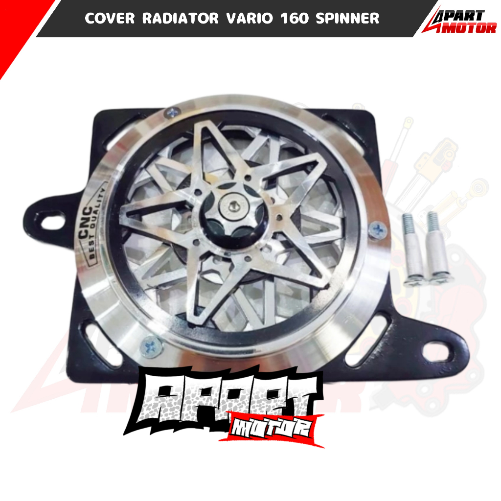 Vario 160 Aerox Lexi Spinner Star ชุดฝาครอบหม้อน้ําวัสดุอลูมิเนียมคุณภาพ