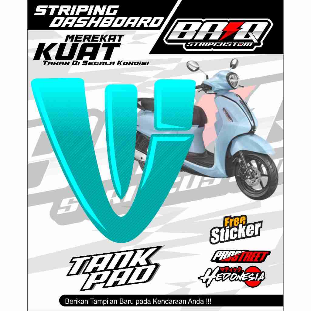 ใหม่ล่าสุด สติ๊กเกอร์ DASHBOARD TANKPAD DECKPAD FILANO - PLAIN FILANO TANKPAD STICKER ฟรีสติ๊กเกอร์