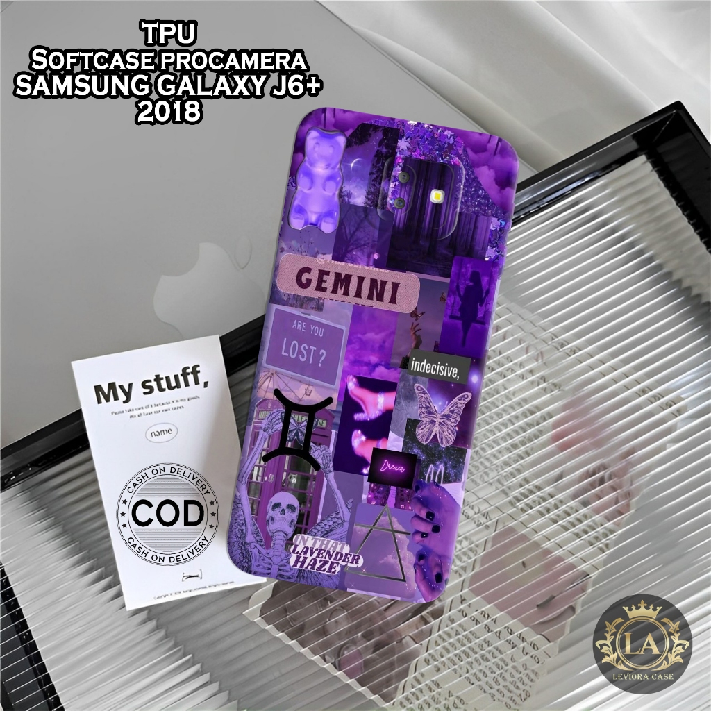 เคส HP Samsung J6+ 2018 - เคส Leviora - เคสแฟชั่น Aesthetic - Samsung J6+ 2018 Softcase - เคส Pro - 