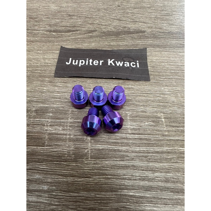 น็อตไทเทเนียมสําหรับขอบ x1r, VND, น็อตไทเทเนียม m8 x 10 หัวเล็ก