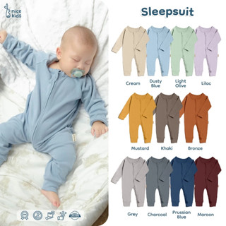 NICE KIDS NICEKIDS SLEEPSUIT Baby Sleepsuit Sleepsuit Bayi Baju tidur bayi  JUmper panjang bayi 0-2 Tahun