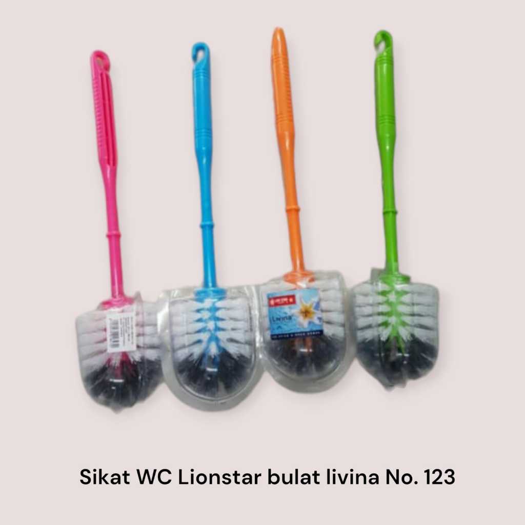 LION STAR LIVINA 123 แปรงขัดห้องน้ําทรงกลม