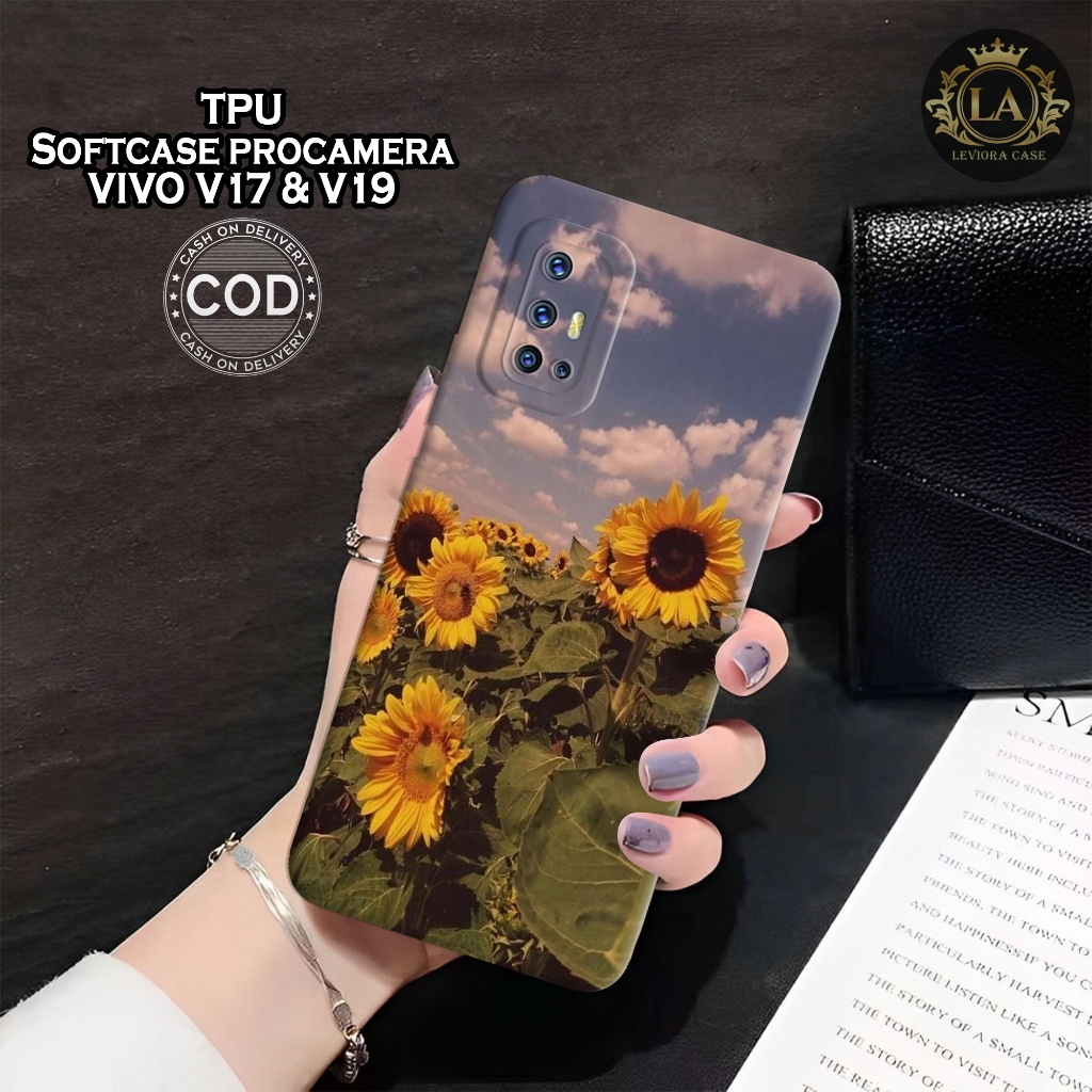 เคส HP ล่าสุด VIVO V17 & V19 - เคส Leviora - เคสดอกไม้แฟชั่น - เคส VIVO V17 & V19 Softcase - เคสกล้อ
