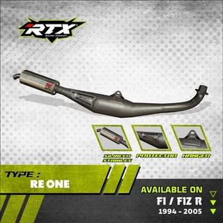 KNALPOT FIZR F1ZR FIZ TIPE PREPET RE ONE 1 SLIP ON ORIGINAL BY RTX EXHAUST