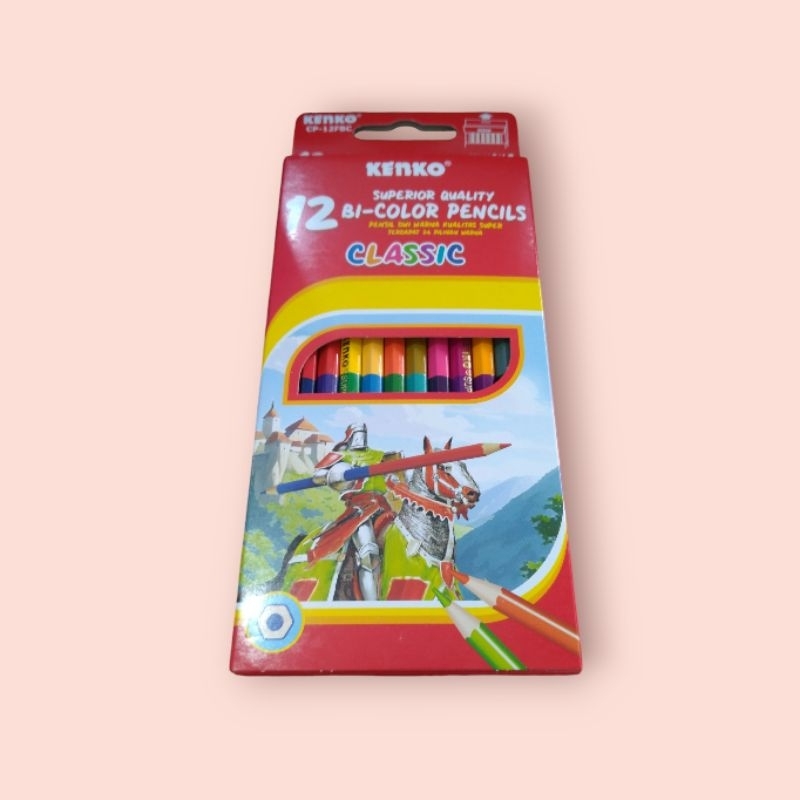 ดินสอสี Kenko bicolor CP 12FBC