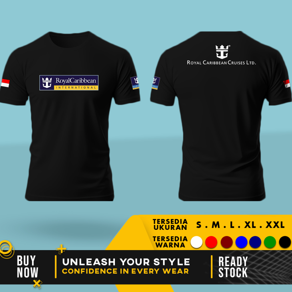 เสื้อยืด Royal Caribbean Cruise Ship | สําลีหวี 30s