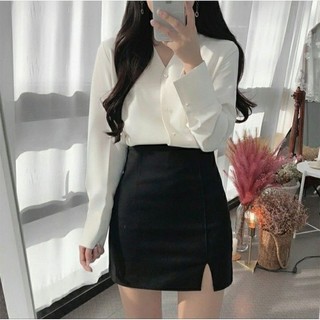 mini rok Alexa casual bahan scuba premium