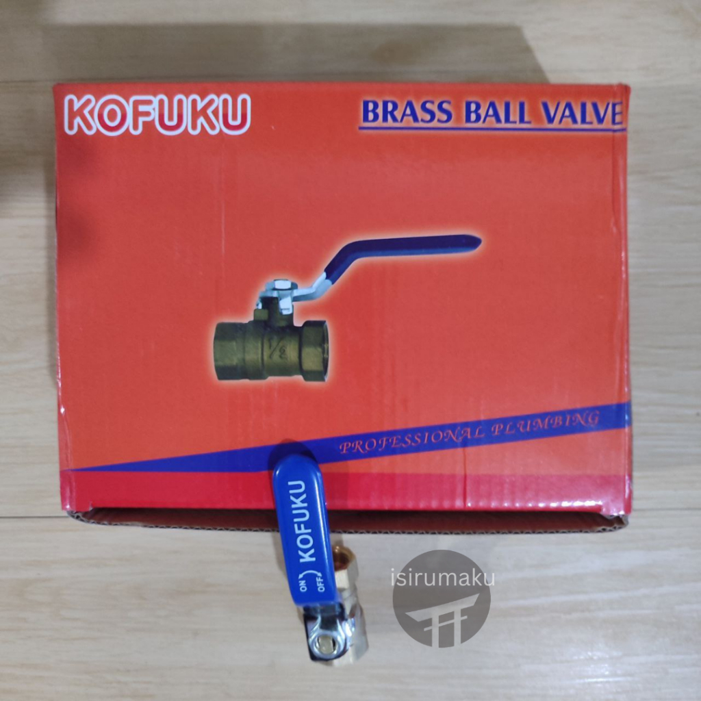 KOFUKU 1/2" BRASS BALL VALVE 1PC