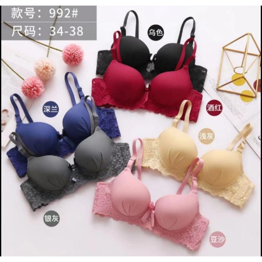 BH 992 ขนาด 34-38 ถ้วยลวด A Hook 3 TL