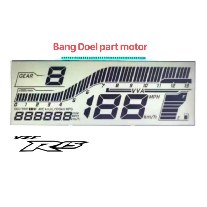 LCD SPEEDOMETER SPEEDOMETER YAMAHA R15 V3 MT15 ใหม่ VIXION R ของแท้