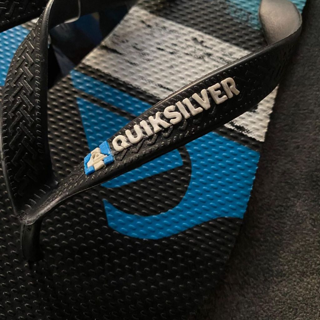 Quiksilver Mens Flip Flops COOL CASUAL RECENT / รองเท้าแตะดีไซน์ดีไซน์ดีไซน์แบรนด์ / รองเท้าแตะ DISTRO