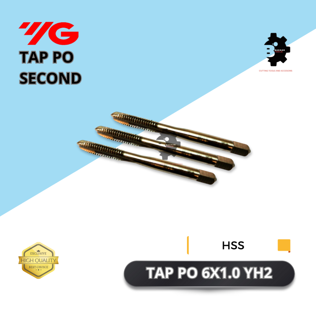 TAP PO M6X1.0 YH2 ยี่ห้อ YG SECOND HAND/BEKAS