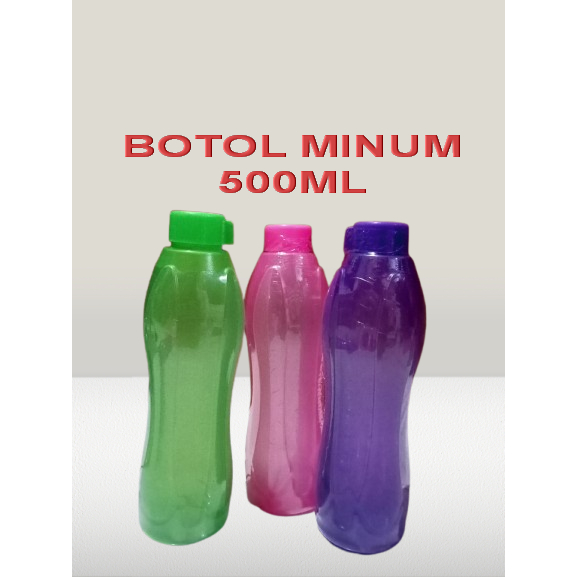 6 ชิ้น - ขวดน้ําดื่มพลาสติก 500 มล. ขวดน้ําดื่มเกรดอาหารสําหรับเด็กใครทํางานกีฬา ฯลฯ | CW CW CW