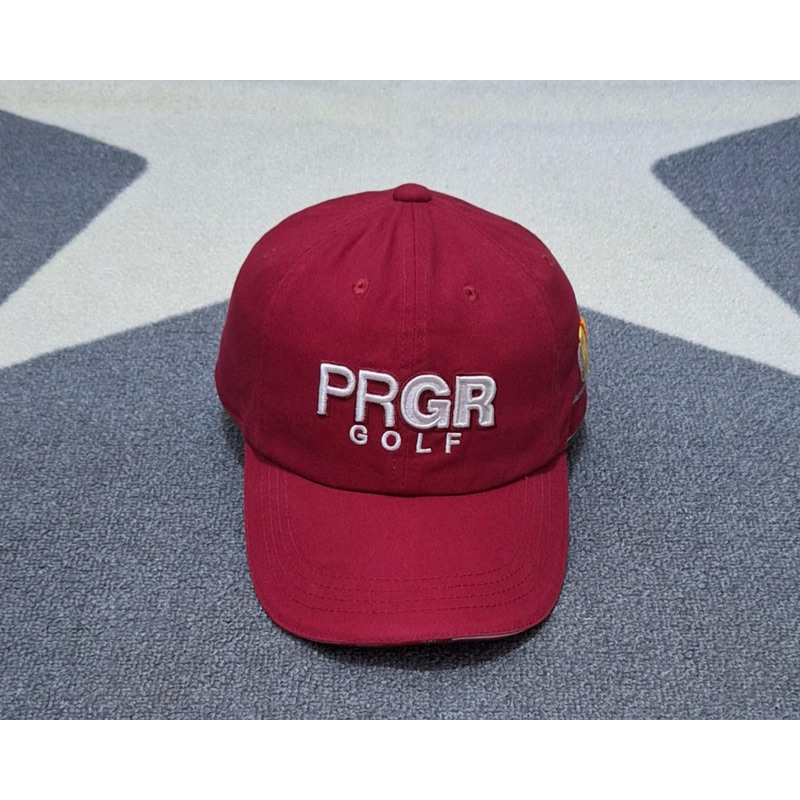 MERAH PRGR Golf Hat Red Preloved 2 มือมือสอง pl ใช้