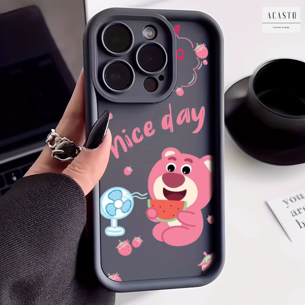 AC174 SOFTCASE ROSE สําหรับ OPPO A60 A57 2022 A77S A58 4G A58 A78 5G A74 A95 A78 A79 A60 A83 F1S A59