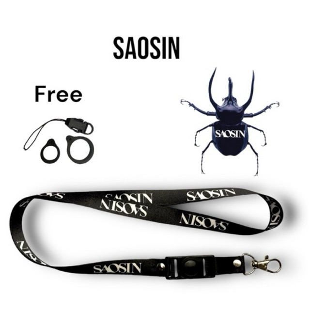 Hp Lanyard SAOSIN ฟรีแหวน O และสายโทรศัพท์มือถือ