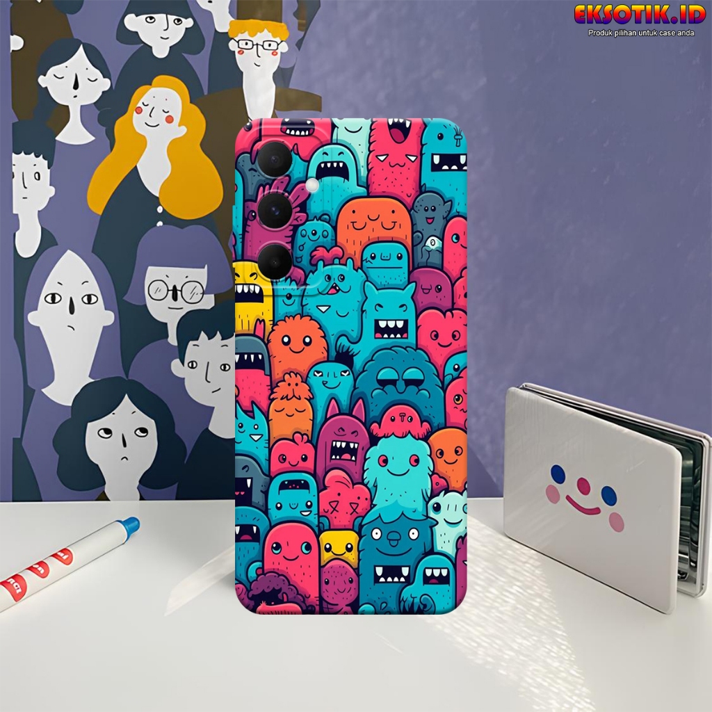 เคส Samsung A55 - เคส Samsung A55 - เคสแฟชั่น - Samsung A55 Silicone - Cool and Cute Motif - Samsung