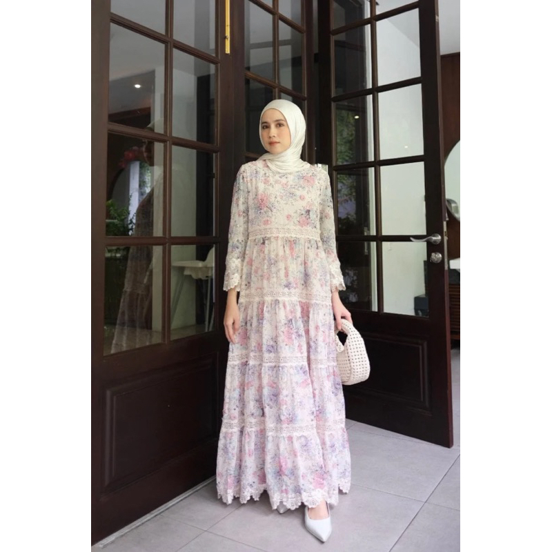 Janggi Dress Tea Rose By Gonegani