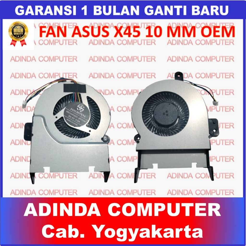 ASUS X45 X45A X45C X45U X45V X45VD 10 MM พัดลมระบายความร้อน