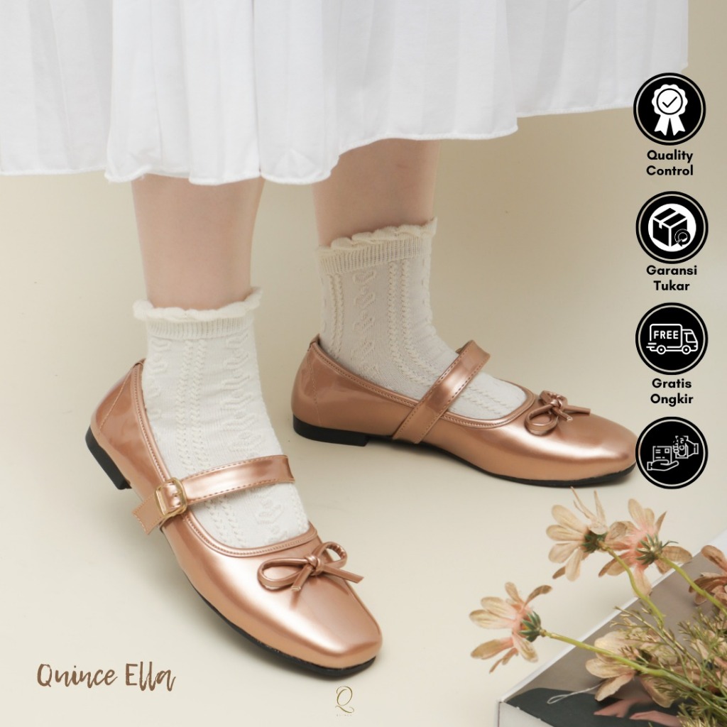 Hot Quince Ella Flat Shoes สําหรับผู้หญิง รองเท้าลําลองอินเทรนด์