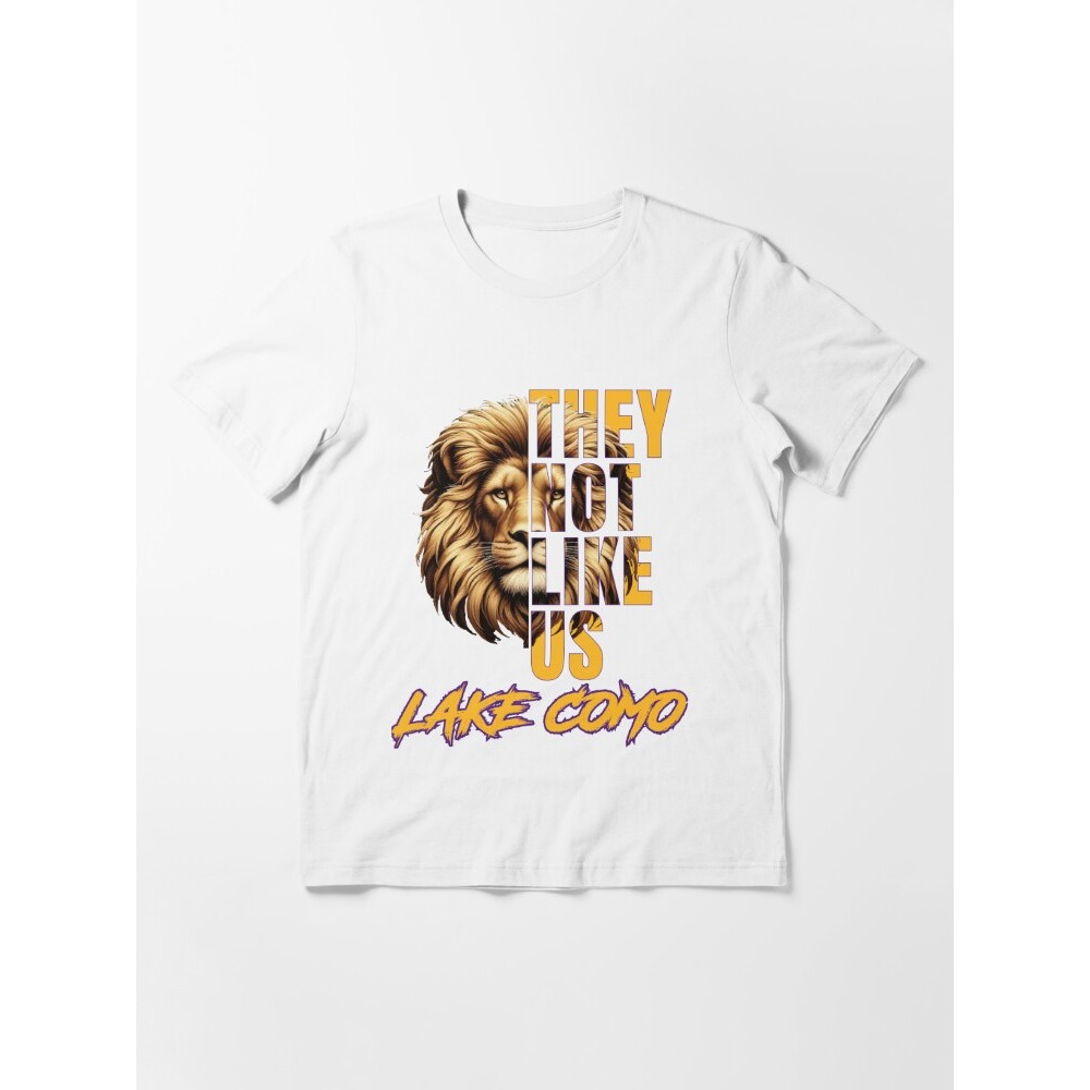เสื้อยืด Lake Como Lee Not Like Us Gold
