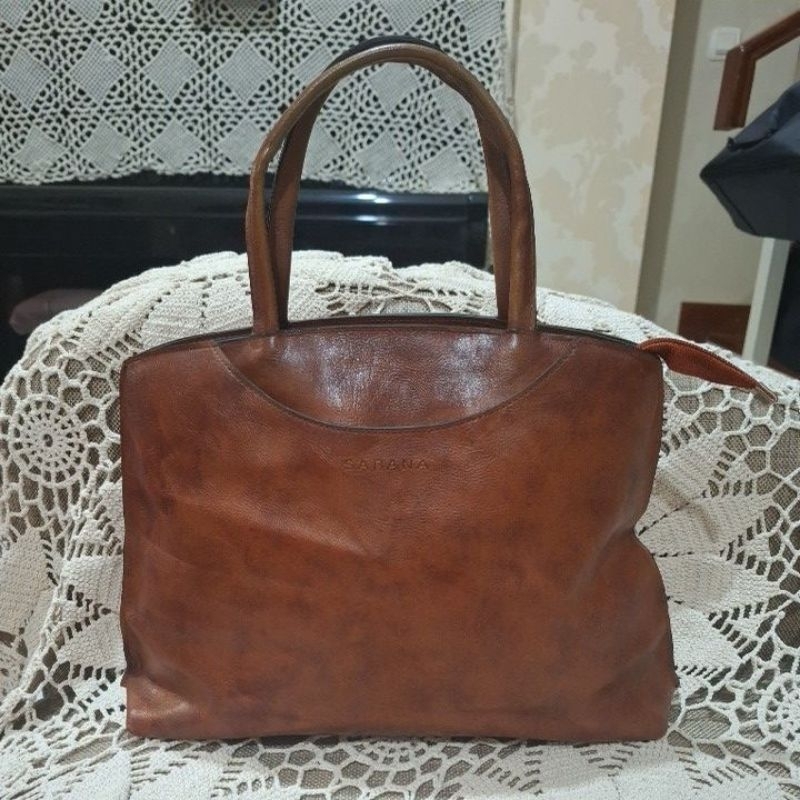 Gabana LEATHER SMALL HAND BAG PRELOVED VVGC