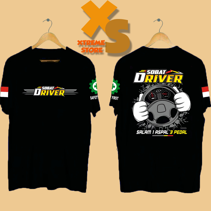 // เสื้อยืด DISTRO สําหรับผู้ชาย SOBAT DRIVER // XTREME-STORE